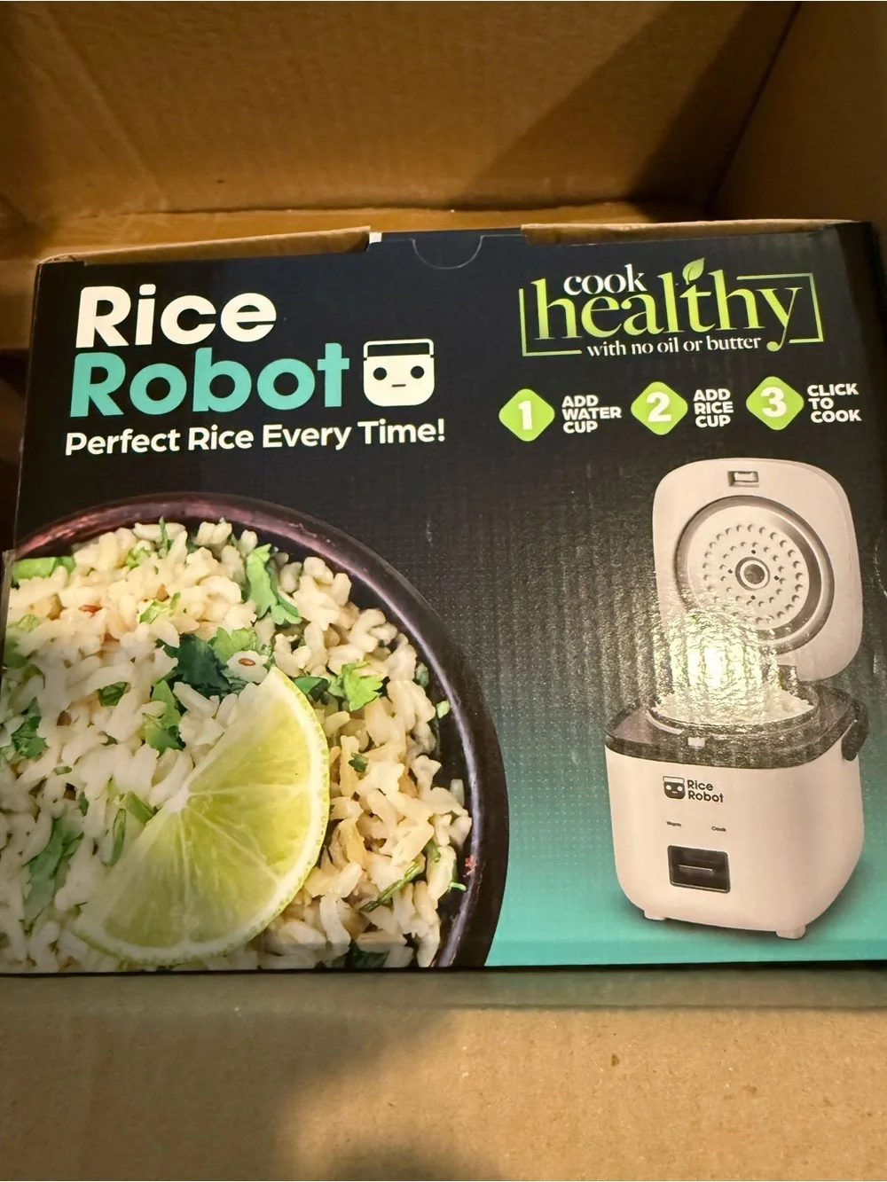 Rice Robot All-In-One Rice Cooker White